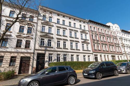 Gebäudeansicht - 3 Zimmer Etagenwohnung in Leipzig