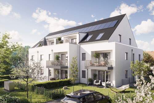 Süd-West Ansicht der Balkone und Terrassen - NEU! ENTDECKEN SIE IHR NEUES WOHLFÜHLZUHAUSE IN ECKERSMÜHLEN