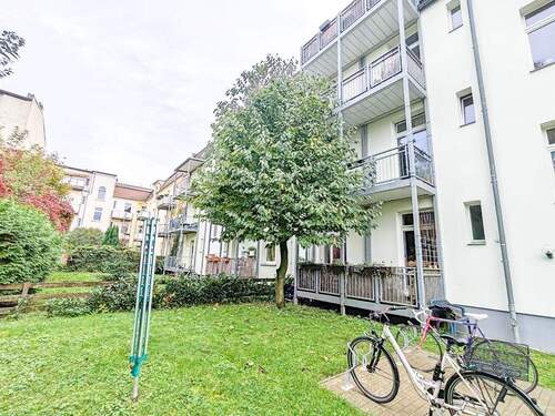 Ansicht von hinten - Vermietete 3 Zimmer Wohnung in Magdeburg in ruhiger Lage in Top Zustand