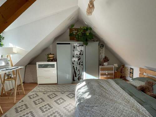 Schlafzimmer - Etagenwohnung mit 48,00 m&sup2; in Weimar zur Miete