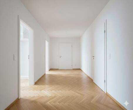 Visualisierter Flur - 3 Zimmer Etagenwohnung zum Kaufen in Leipzig
