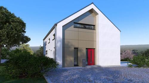 Ansicht Eingang Trespa - 