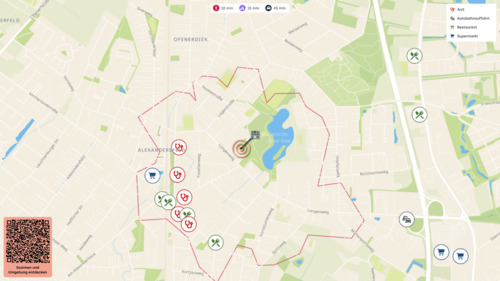 Interaktiver Lageplan auf HI-Website - 