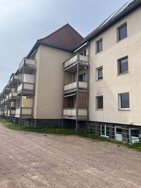 Blick auf den Balkon - 