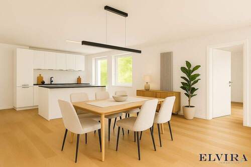 Küche/ Essbereich Staging - 