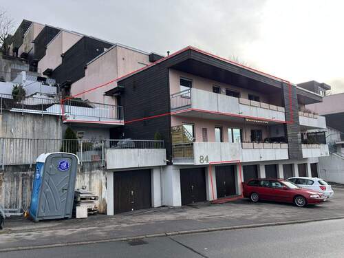 Blick von der Straße - 2 Zimmer Etagenwohnung zum Kaufen in Wildberg