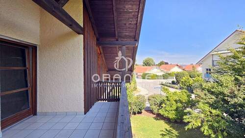 Großer überdachter Balkon - 