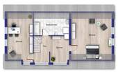Grundriss Dachgeschoss (aktuell entkernt) - 