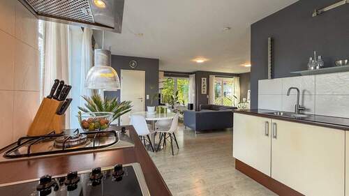 offene Küche mit Gasherd - 