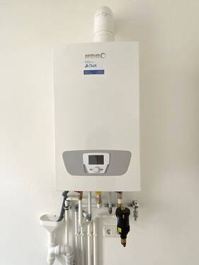 Neue Gastherme in der Küche - 