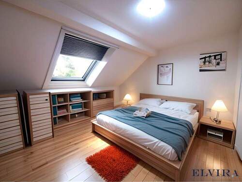 KI-generiertes Schlafzimmer DG - 