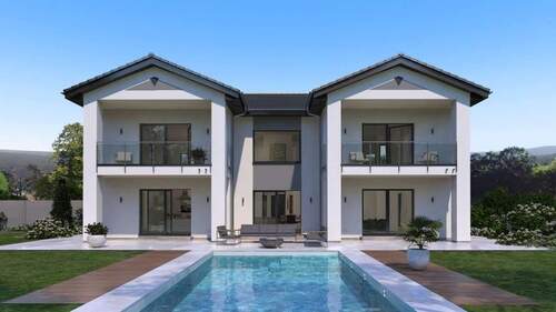 Ansicht Garten - 1 Zimmer Einfamilienhaus zum Kaufen in Baden-Baden