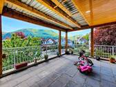 Überdachter Balkon Obergeschoss - 