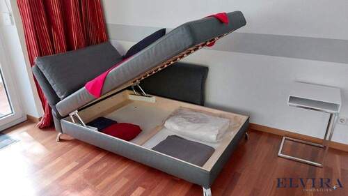 Schlafcouch (optional) - 1 Zimmer Etagenwohnung zur Miete in München Obermenzing