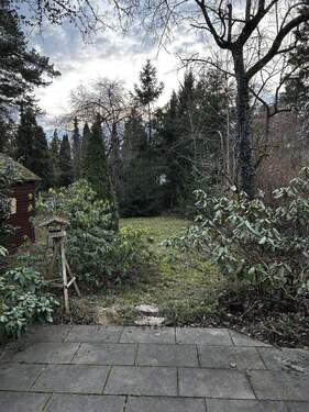 hinterer Garten - Doppelhaushälfte mit 110,00 m&sup2; in Vaterstetten zum Kaufen