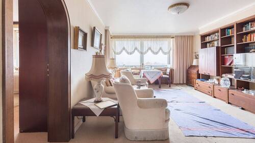 Wohnzimmer - Etagenwohnung mit 64,90 m&sup2; in Hamburg zum Kaufen