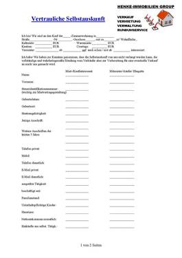 Selbstauskunft Verkauf-001.jpg - 2 Zimmer Mehrfamilienhaus, Wohnhaus in Berlin