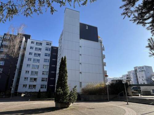 Rückseite Gebäude Wohnung - 