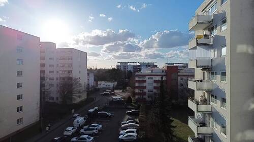 Balkon Aussicht - Wohnen in Hanau, Kesselstadt - charmante 2,5-Zimmer-Eigentumswohnung