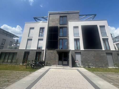 Vorderansicht Haus - Top-Gelegenheit! Charmante 3 Zimmer Wohnung in erster Reihe mit Rheinblick in Bingen zu vermieten!