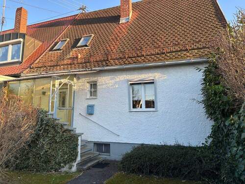 Hausansicht - Doppelhaushälfte mit 73,90 m&sup2; in Augsburg / Hammerschmiede zum Kaufen