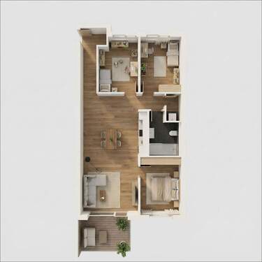 WE35 - Etagenwohnung mit 99,00 m&sup2; in Aschaffenburg zum Kaufen