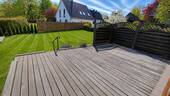 Sicht von der Terrasse - Einfamilienhaus mit 90,00 m&sup2; in Grundhof zur Miete