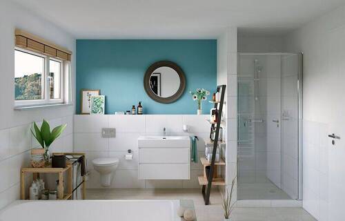 Doppelhaus-Duett-125-Badezimmer.jpg - 4 Zimmer Mehrfamilienhaus, Wohnhaus zum Kaufen in Grefrath