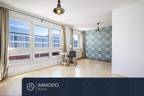 Einladender & heller Wohnbereich - ?? Perfekte City-Wohnung am Alex! Strahlende 1-Zi-Whg mit Panorama-Fensterfront & Aufzug in Mitte