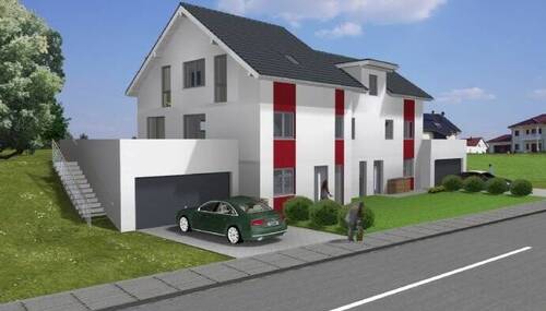 Hausvisualisierung - 5 Zimmer Doppelhaushälfte zum Kaufen in Deilingen