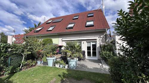 Ansicht Garten - 5 Zimmer Doppelhaushälfte zum Kaufen in Taucha