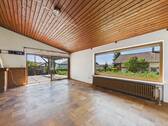 Wohnbereich mit Terrasse - 5 Zimmer Einfamilienhaus zum Kaufen in Massenbachhausen