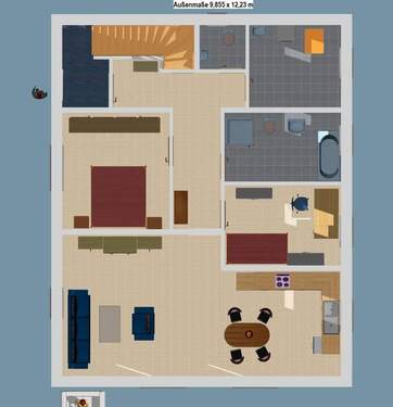 .. Wohnung im EG ! - 