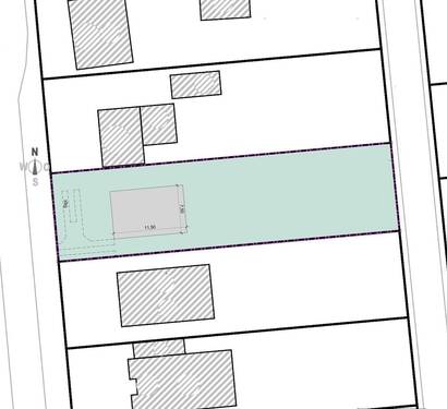 Lageplan - Einfamilienhaus mit 132,00 m&sup2; in Hamburg Sasel zum Kaufen