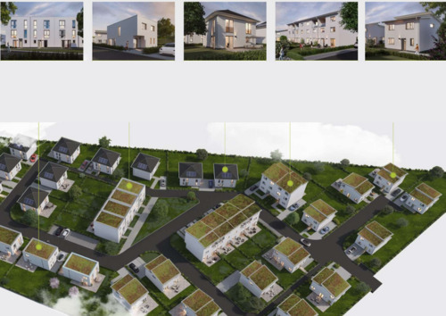 verschiedne Hausvariationen - Hier kann Ihr Zuhause entstehen