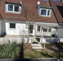 Haus, 150 m² Südgarten, Kamin & Fußbodenheizung - ruhige Lage am Bach in Oberschleißheim b. München