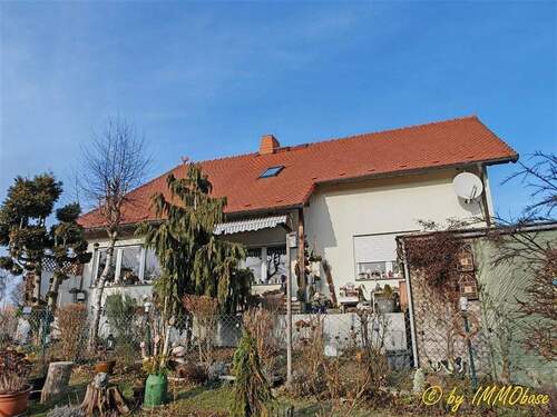 Hausansicht Gartenseite - Mehrfamilienhaus, Wohnhaus mit 190,00 m&sup2; in Hainichen zum Kaufen