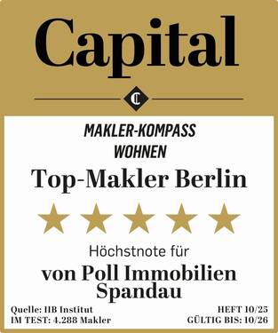 Capital - Maklerkompass - 5 Sterne - VON POLL IMMOBILIEN - 