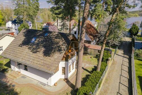 Blick auf das Haus und Havel - 
