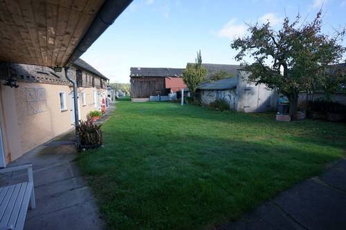 Garten am Haus - 4 Zimmer Einfamilienhaus in Kuschkow