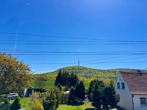 Blick aus dem Dachfenster - 