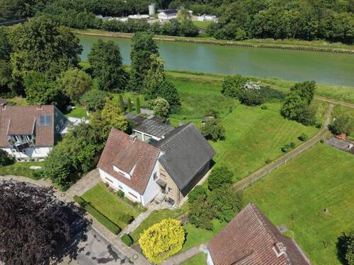 X_Flugaufnahme_1 - Wohnhaus in attraktiver Lage von Wittlage direkt am Mittellandkanal! Jetzt zum OPEN HOUSE anmelden!