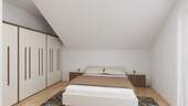 Visualisierung Whg 8 Schlafzimmer - 