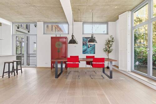 Wohnzimmer - Etagenwohnung mit 102,00 m&sup2; in Berlin zum Kaufen