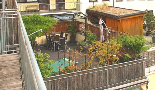 Dachterrasse - Schöne Stadtwohnung im Herzen von Moosburg mit großzügiger Dachterrasse (WE 11)