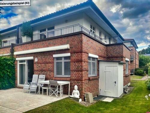 Terrasse süden Lerchenberg Hh-Volksdorf - Doppelhaushälfte mit 117,80 m² in Hamburg zum Kaufen