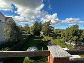 Blick von der Dachterrasse in den Garten - 
