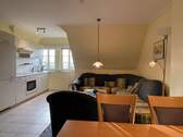 Wohn- und Essbereich der Ferienwohnung - 