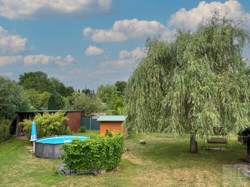 Garten Blick vom Balkon - 