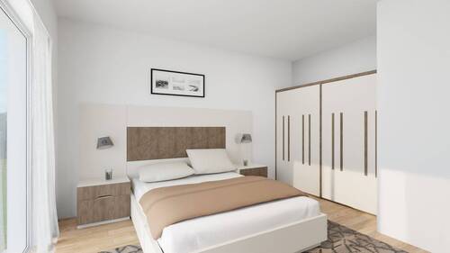 Schlafzimmer 1 oben (rechts) - 
